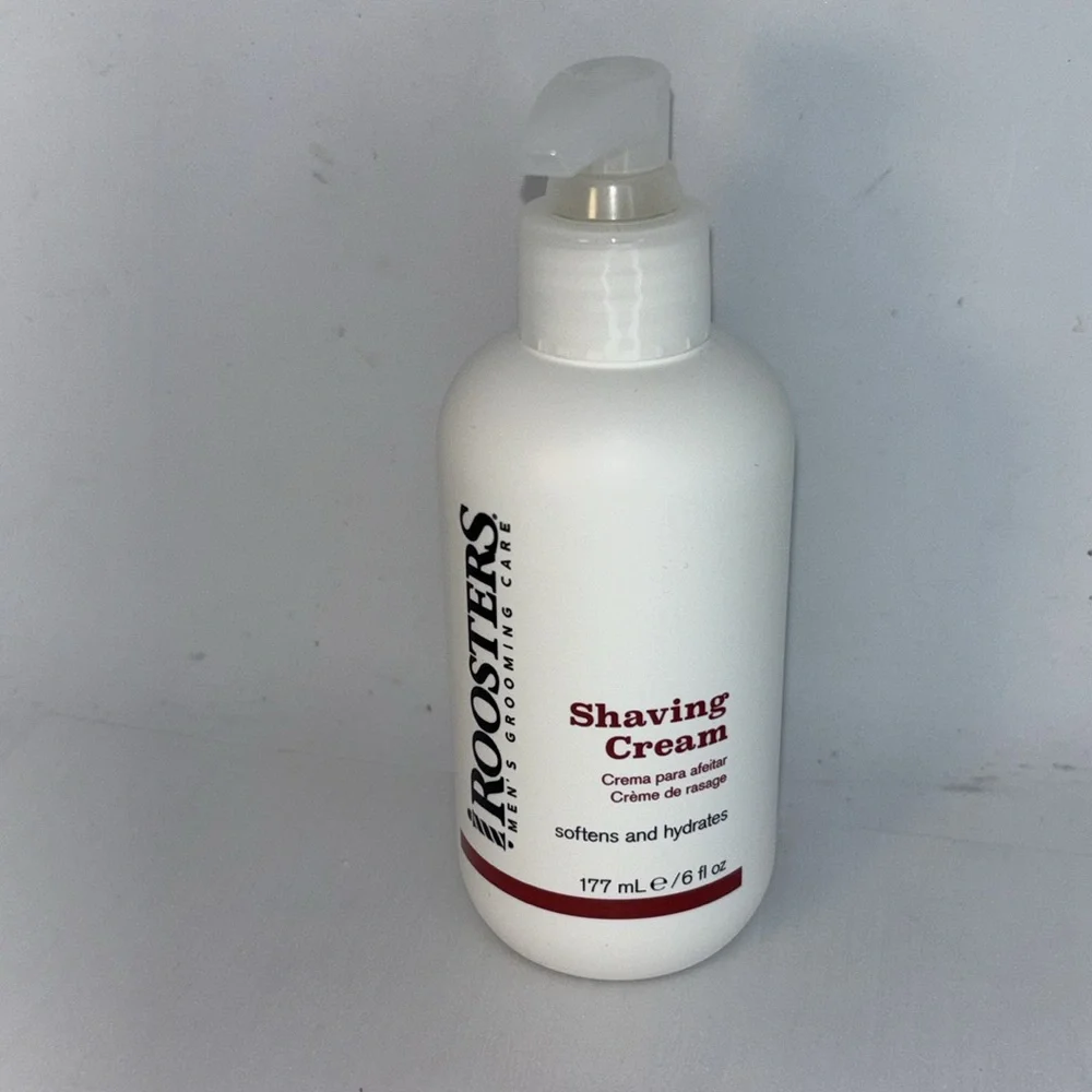 Roosters Shaving Cream, 6 fl oz. - Roosters Men's Grooming Care - Shavin…
